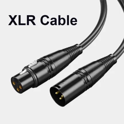 Cavo XLR DMX bilanciato da 1,5 Mt professionale connettore Maschio/Femmina a 3 Pin - immagine 2