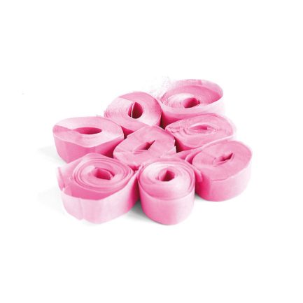 Stelle filanti streamers colore ROSA in Carta da 5 metri da 30 pezzi - immagine 2