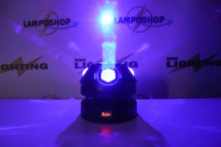 Mini Testa Mobile Mushroom LED RGBW Multieffetto Laser Lights & Disco Ball Lights Rotante - immagine 7