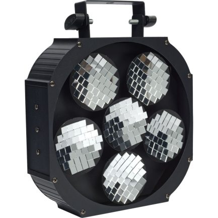 Effetto Sfera Mirrorball MOVING MIRROR 6 con dischi curvi rotanti Motorizzati - immagine 2