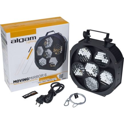 Effetto Sfera Mirrorball MOVING MIRROR 6 con dischi curvi rotanti Motorizzati - immagine 7