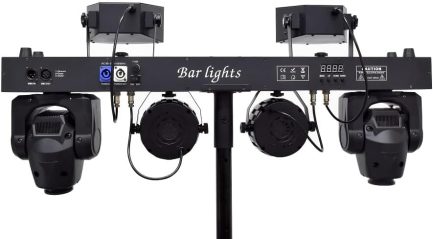 Set-up luci illuminazione Vortex Bar con stativo regolabile e flight case in omaggio - immagine 2