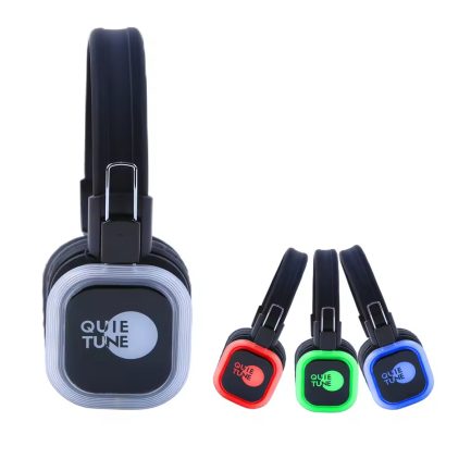 Cuffie Silent Disco Wireless Con LED RGB Silenziose Per Disco Party Ricaricabili - immagine 2