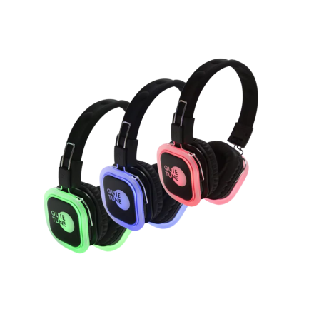 Cuffie Silent Disco Wireless Con LED RGB Silenziose Per Disco Party Ricaricabili