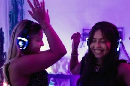 Cuffie Silent Disco Wireless Con LED RGB Silenziose Per Disco Party Ricaricabili - immagine 6